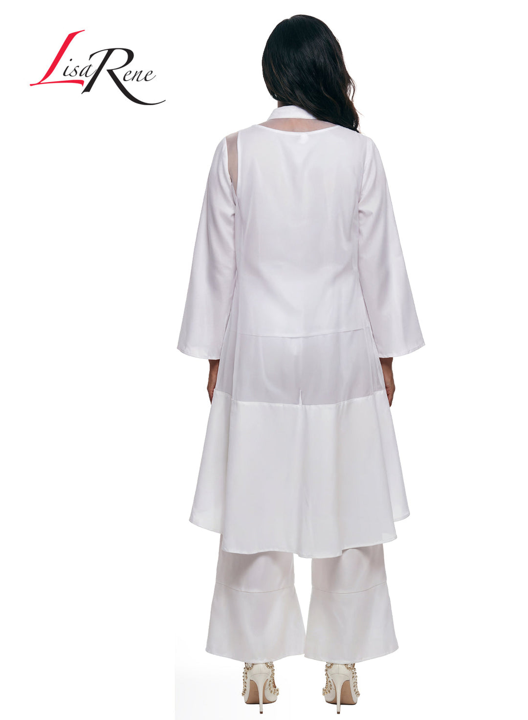Lisa Rene' , 3Pc. Jacket, Cami & Pant Set, Linen/Viscose & Organza