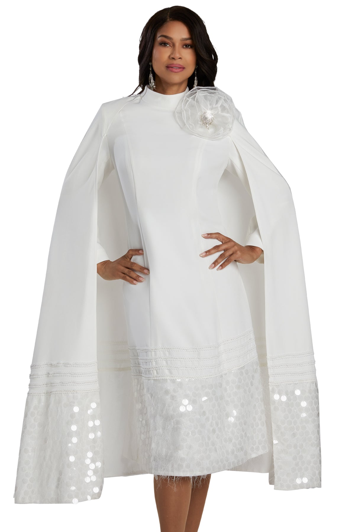 Donna Vinci dresses, church dress, church suit, all white dress
